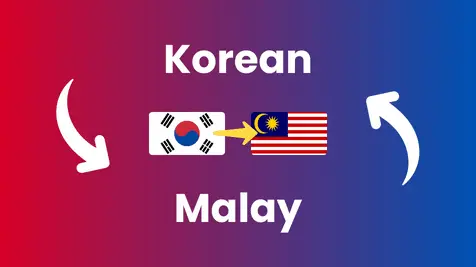 Korean to Malay Translation translation service