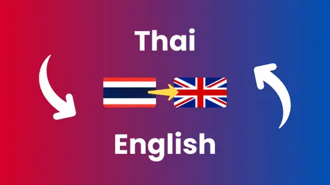 Thai to English Translation translation service