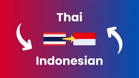 Thai to Indonesian Translation translation service