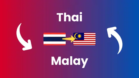 Thai to Malay Translation translation service